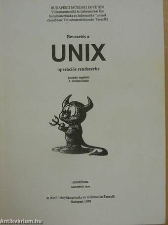 Bevezetés a Unix operációs rendszerbe