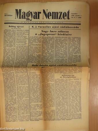 Magyar Nemzet 1955. január 1.