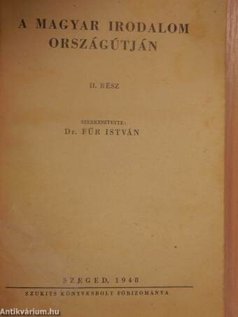 A magyar irodalom országútján I-II.