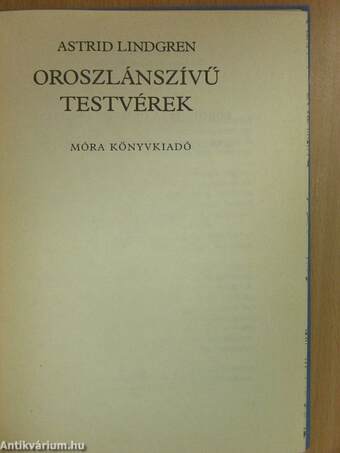 Oroszlánszívű testvérek