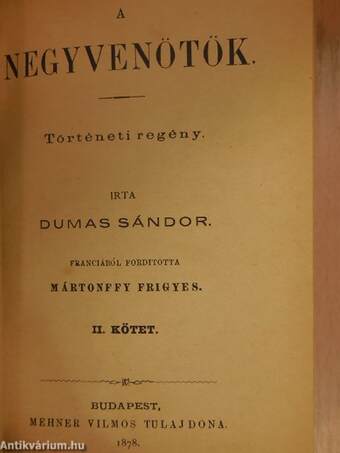 A negyvenötök I-VIII.