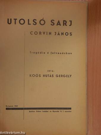 Utolsó sarj