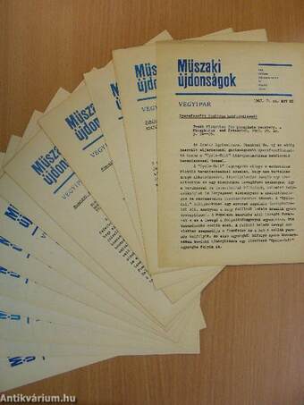 Műszaki Újdonságok 1967/7. MUV 86-100