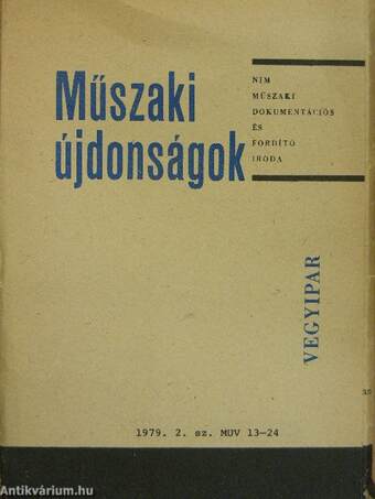 Műszaki Újdonságok 1979/2. MUV 13-24