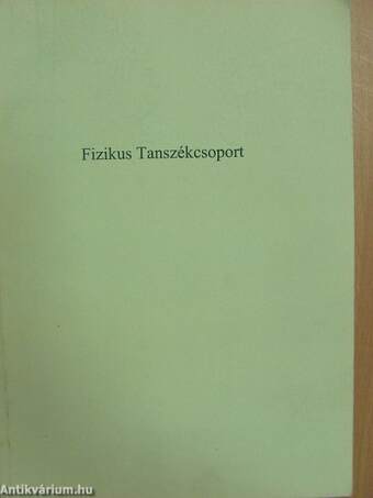 Fizikus Tanszékcsoport