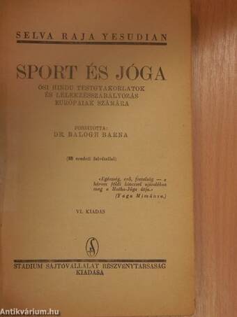 Sport és jóga