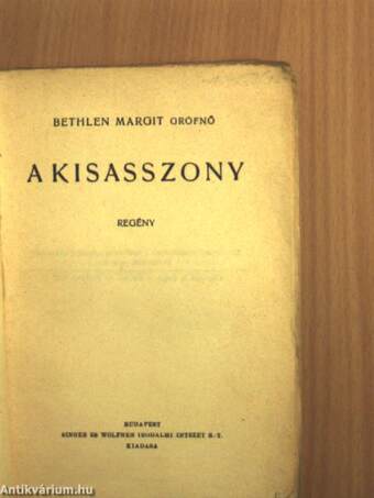 A kisasszony