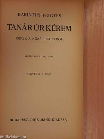 Tanár úr kérem