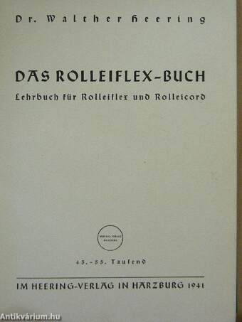 Das Rolleiflex-Buch