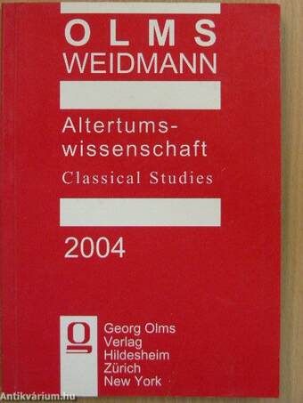 Altertumswissenschaft/Classical Studies 2004