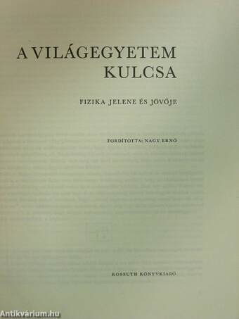 A világegyetem kulcsa