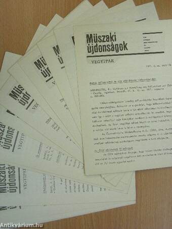 Műszaki Újdonságok 1971/6. MUV 76-92.