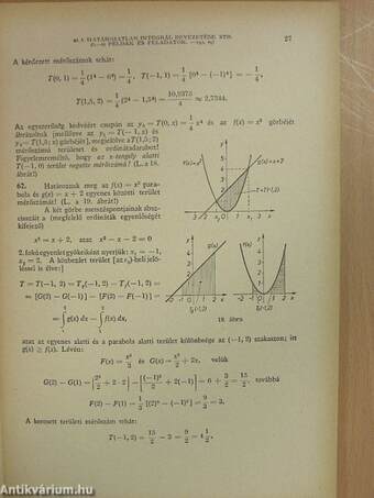 Műszaki matematikai gyakorlatok A. IV.