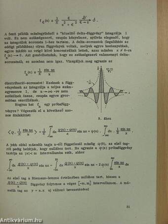 Bevezetés a disztribúcióelméletbe és fizikai alkalmazásaiba