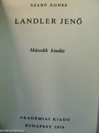 Landler Jenő