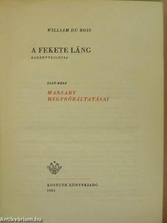 A fekete láng I.