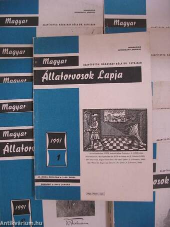 Magyar Állatorvosok Lapja 1991. január-december