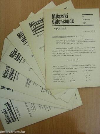 Műszaki Újdonságok 1970/3. MUV 32-46.