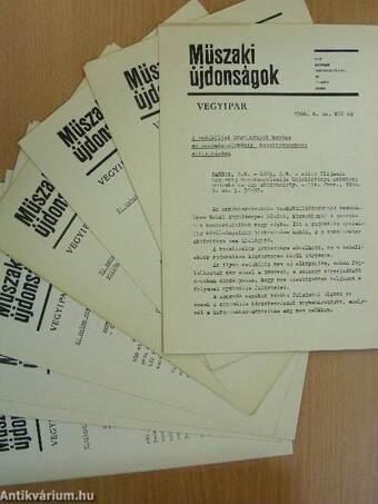 Műszaki Újdonságok 1966/6. MUV 69-83.