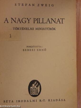 A nagy pillanat