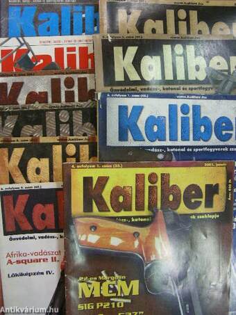 Kaliber 2001-2004. (vegyes számok) (10 db)
