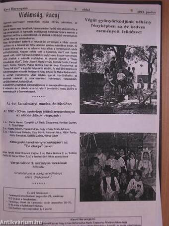 Túrkeve 1993/1-23. (teljes évfolyam)/Kevi Föld 1993. (nem teljes évfolyam)/Kevi Harangszó 1992-1994. (vegyes számok) (8 db)/Református Nagykunság (vegyes számok) (2 db)