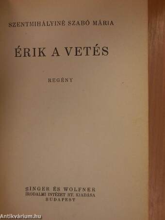 Érik a vetés