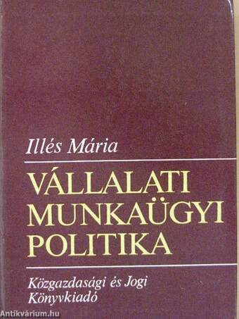 Vállalati munkaügyi politika