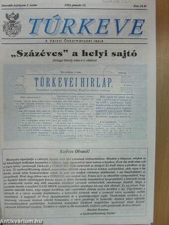 Túrkeve/4x4/Kevi Föld/Református Nagykunság/Református Tiszántúl 1992-1994. (vegyes számok) (31 db)