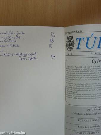 Túrkeve 1998. január-december/Mezőtúr és Vidéke 1998. szeptember 25./Kevi Harangszó 1998. december