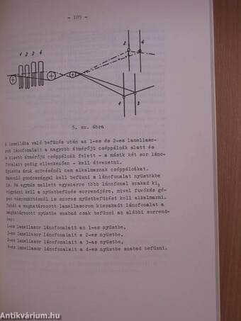 Tananyag a gyártásismeret oktatásához a pamutiparban dolgozó szövő szakmunkások részére