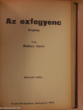 Az exfegyenc I-II.