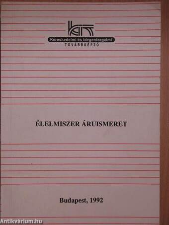 Élelmiszer áruismeret