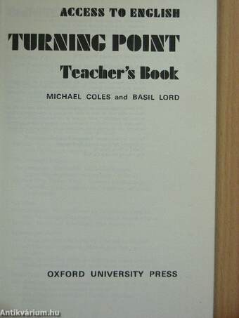 Turning Point - Teacher's Book