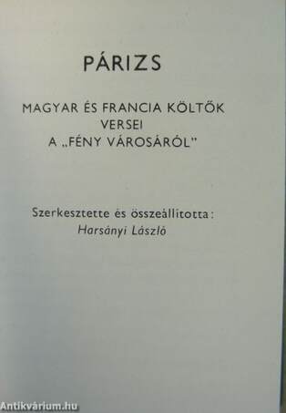 Párizs (minikönyv)