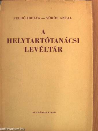 A helytartótanácsi levéltár