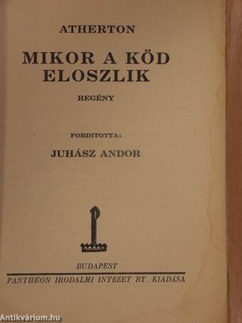 Mikor a köd eloszlik