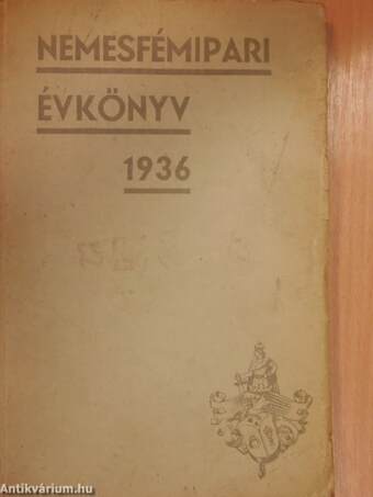 Nemesfémipari évkönyv 1936