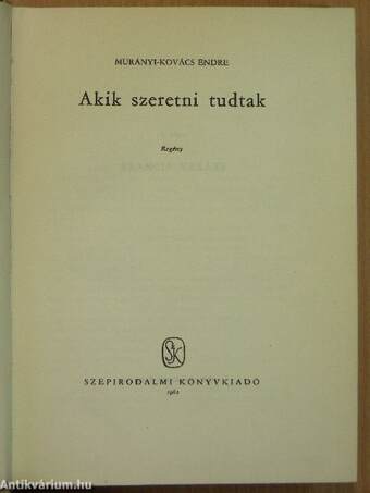 Akik szeretni tudtak