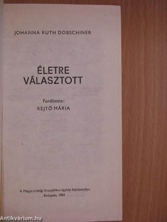 Életre választott