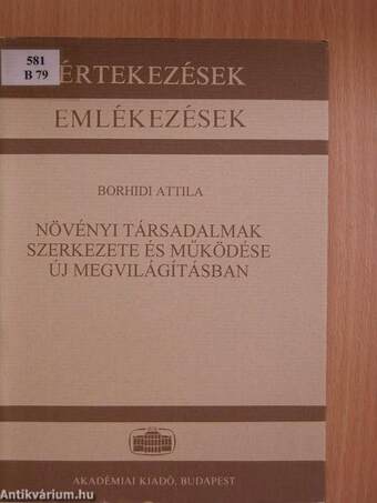 Növényi társadalmak szerkezete és működése új megvilágításban