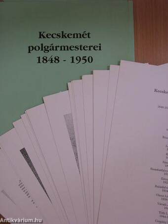 Kecskemét polgármesterei 1848-1950