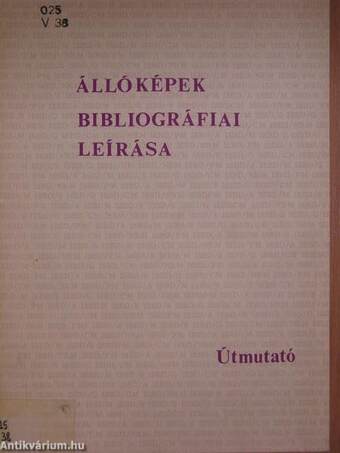 Állóképek bibliográfiai leírása