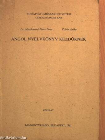 Angol nyelvkönyv kezdőknek