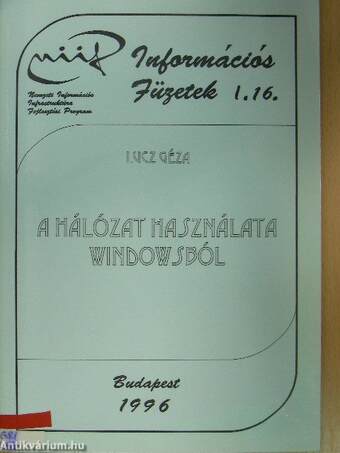 A hálózat használata Windowsból