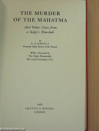 The Murder of the Mahatma