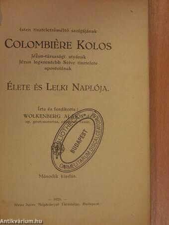 Colombiére Kolos