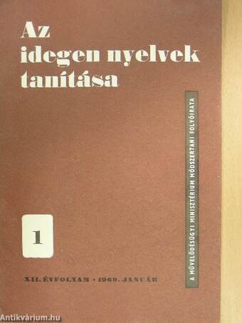Az idegen nyelvek tanítása 1969. január