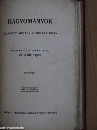 Hagyományok I-II.