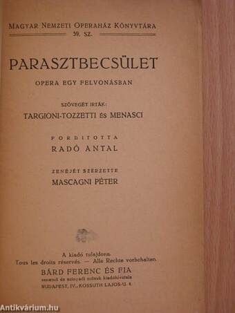 Parasztbecsület